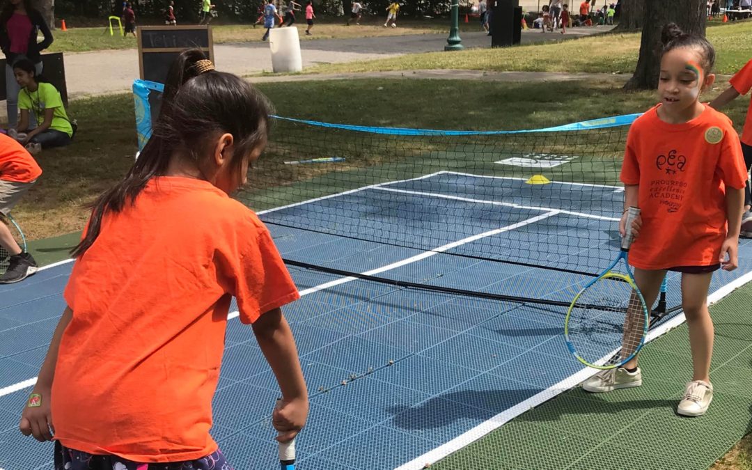 Tennis Joins Central Falls Summer Kick-Off