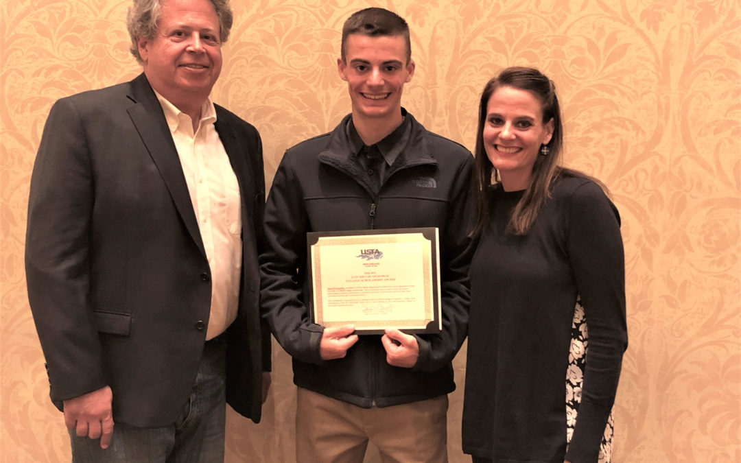 2018-2019 Judy Brucks Memorial Scholarship Winner Coventry’s Jacob Fernandes